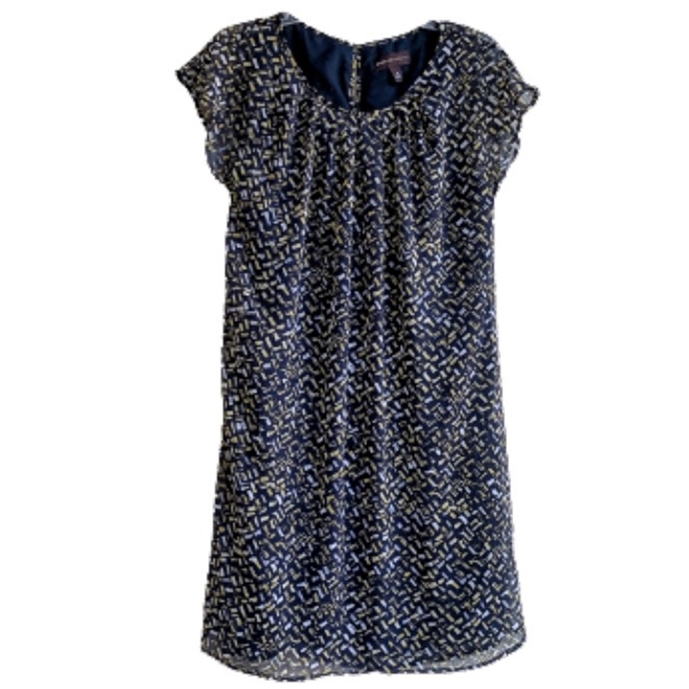Dana Buchanan Short Sleeve Flare Dress